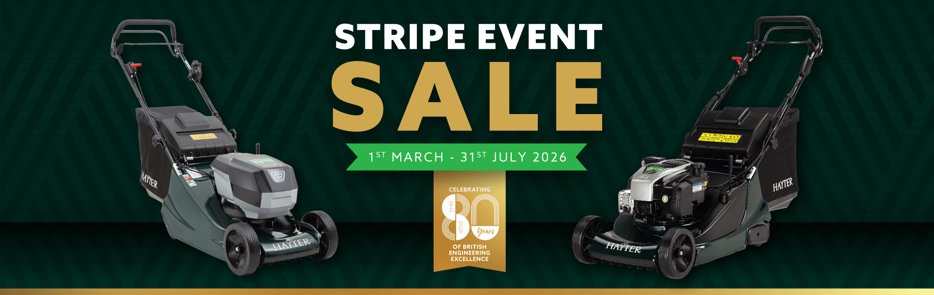 Hayter Stripe Promotion 2026