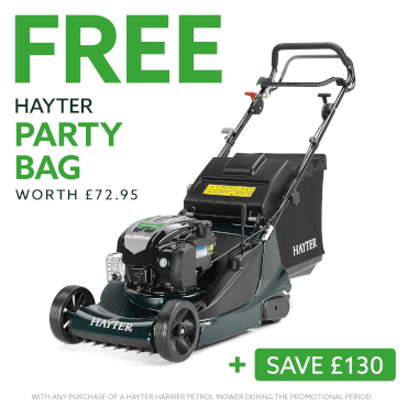 Hayter Harrier 48 petrol lawnmower with Blade Brake Clutch