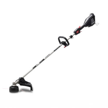 Toro 66210T Revolution string trimmer shown from the left side on a white background