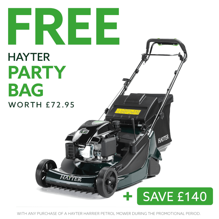 Hayter Harrier 56 petrol lawnmower with variable speed