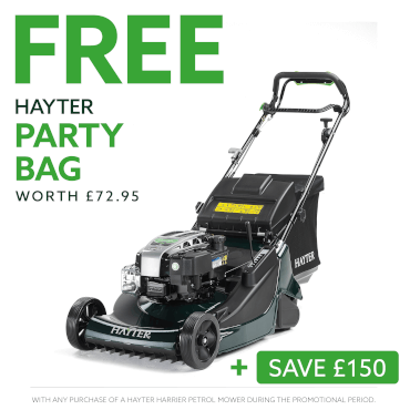Hayter Harrier 56 petrol lawnmower with Blade Brake Clutch