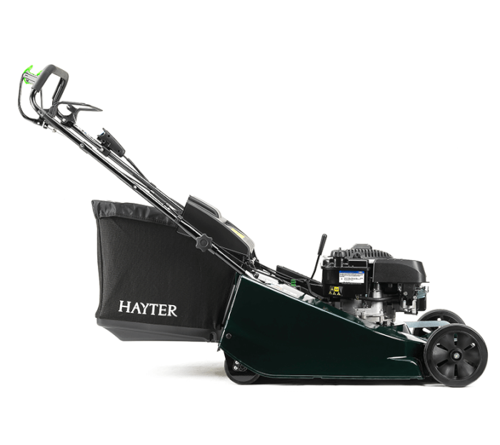 Harrier 56 Petrol Variable Speed Mower with Electric Start Side On