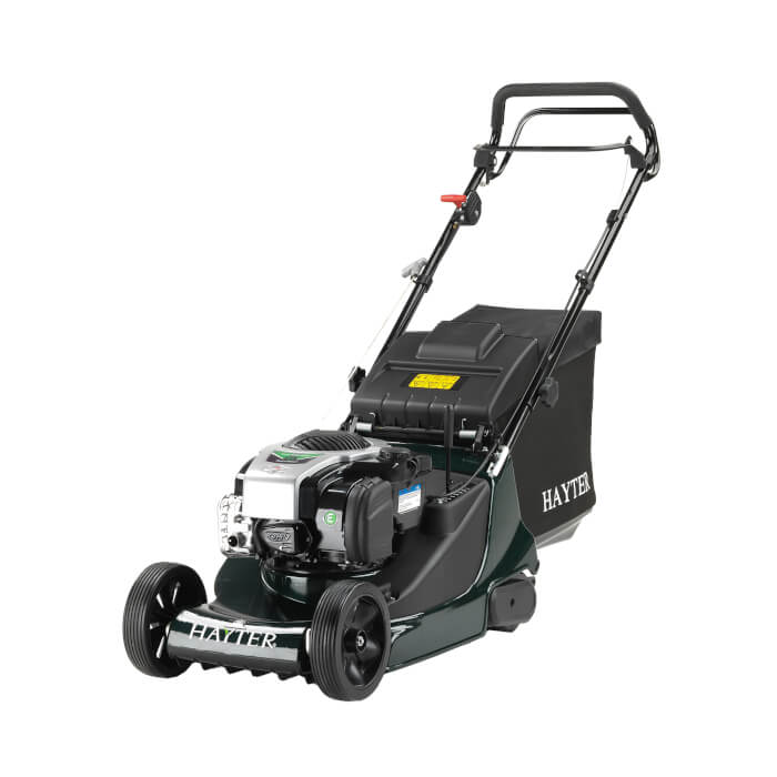 Hayter Harrier 41 petrol lawnmower with variable speed
