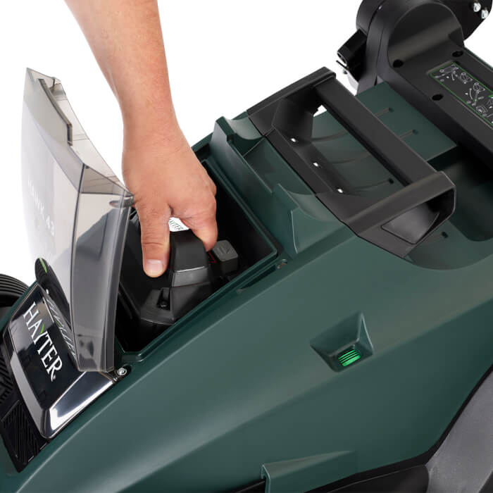 Battery in Hawk Mower