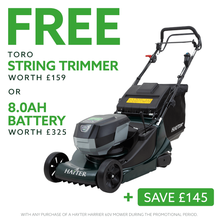 Hayter Harrier 48 60V cordless lawnmower