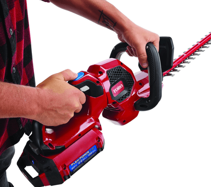 Toro Hedge Cutter Close Up