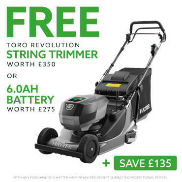 Hayter Harrier 41 Pro 60V cordless lawnmower